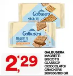 Sisa Galbusera Magbetti Biscotti Classici/ Cioccolato/ Crackers offerta