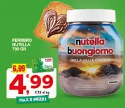 Sisa Nutella buongiorno offerta