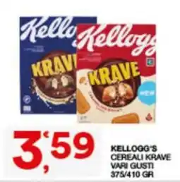 Sisa Kellogg's Cereali Krave offerta