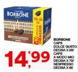 Sisa BORBONE CAPS offerta