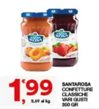 Sisa SANTAROSA CONFETTURE CLASSICHE offerta