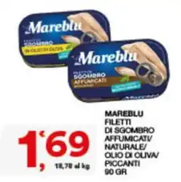 Sisa Mareblu filetti di sgombro affumicati offerta