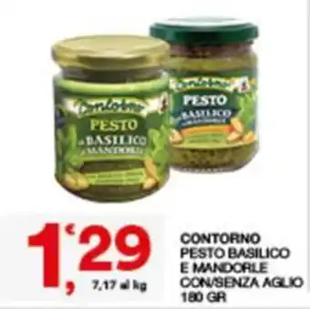 Sisa Contorno Pesto Basilico e Mandorle offerta