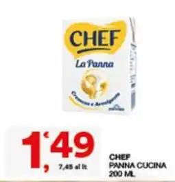 Sisa CHEF Panna Cucina offerta