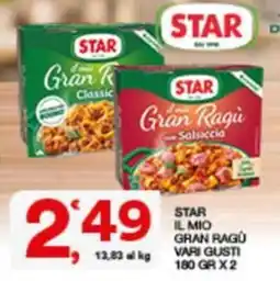 Sisa STAR Gran Ragù Salsiccio offerta
