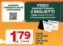 Sisa CALVÉ TOP DOWN SALSE VARI GUSTI offerta