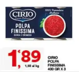 Sisa CIRIO POLPA FINISSIMA offerta