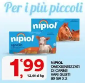 Sisa Nipiol omogeneizzati di carne offerta