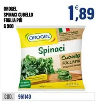 Adhoc Orogel Spinaci Cubello Foglia Più offerta