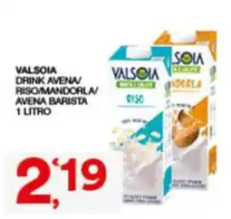 Sisa VALSOIA DRINK AVENA offerta