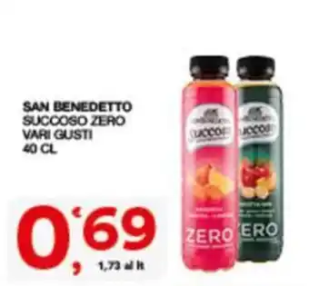 Sisa San Benedetto Succoso Zero offerta