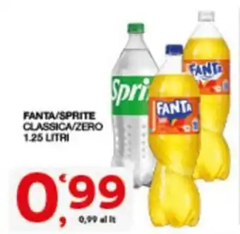 Sisa FANTA/Sprite Classica/Zero offerta