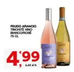Sisa FEUDO ARANCIO TINCHITÈ VINO BIANCOVROSÉ offerta