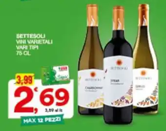 Sisa SETTESOLI VINI VARIETALI offerta