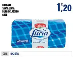 Adhoc Galbani Santa Lucia Burro Classico offerta