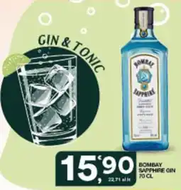 Sisa BOMBAY SAPPHIRE GIN offerta