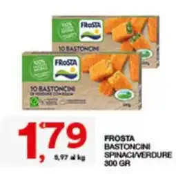 Sisa FROSTA BASTONCINI SPINACI VERDURE offerta