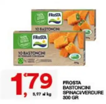 Sisa FROSTA BASTONCINI SPINACI VERDURE offerta