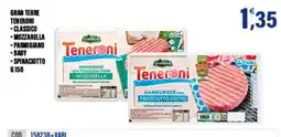 Adhoc Teneroni HAMBURGER con PROSCIUTTO COTTO offerta