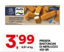 Sisa FROSTA BASTONCINI DI MERLUZZO offerta