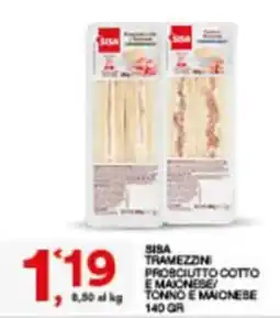 Sisa SISA TRAMEZZINI offerta