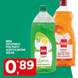Sisa SISA Detersivo per piatti Limone offerta