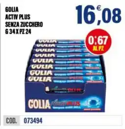 Adhoc GOLIA ACTIV PLUS SENZA ZUCCHERO offerta