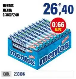 Adhoc mentos menta offerta