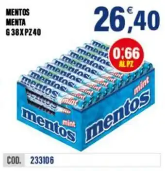 Adhoc mentos menta offerta