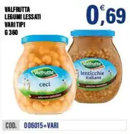 Adhoc Valfrutta legumi lessati offerta