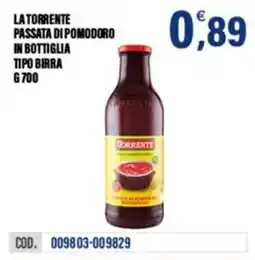 Adhoc LA TORRENTE PASSATA DI POMODORO offerta