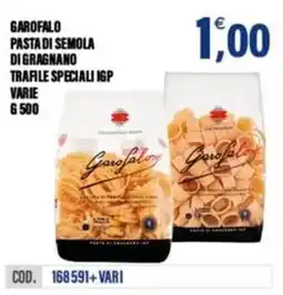 Adhoc Garofalo Pasta di semola di Gragnano trafile speciali IGP varie offerta