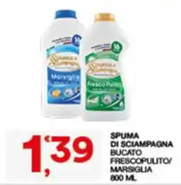 Sisa SPUMA DI SCIAMPAGNA BUCATO FRESCO PULITO/ MARSIGLIA offerta