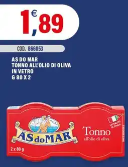 Adhoc AS DO MAR Tonno all'olio di oliva offerta
