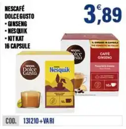 Adhoc NESCAFÉ DOLCE GUSTO offerta