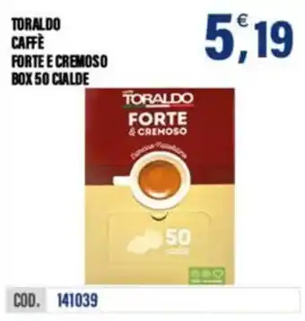 Adhoc TORALDO CAFFÈ FORTE E CREMOSO offerta