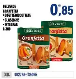 Adhoc Delverde Granfetta offerta