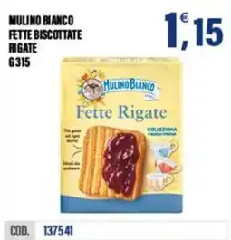 Adhoc Mulino Bianco Fette Rigate offerta