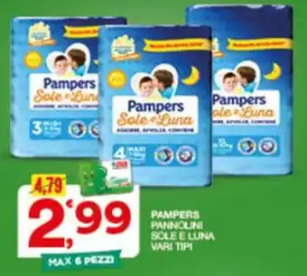 Sisa Pampers Pannolini Sole e Luna offerta