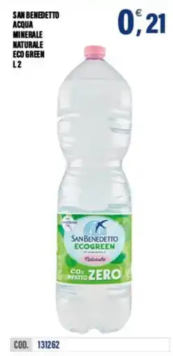 Adhoc SAN BENEDETTO ACQUA MINERALE NATURALE ECO GREEN offerta