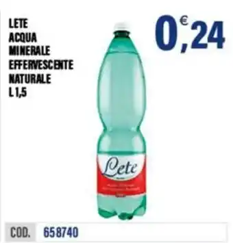 Lete Acqua Minerale Effervescente Naturale