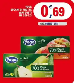 Adhoc Yoga Succhi di Frutta offerta