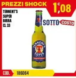 Adhoc Tennent's Super Birra offerta
