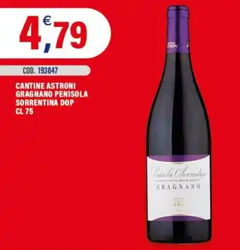 Adhoc Cantine Astroni Gragnano Penisola Sorrentina DOP offerta