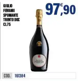 Adhoc GIULIO FERRARI SPUMANTE TRENTODOC offerta