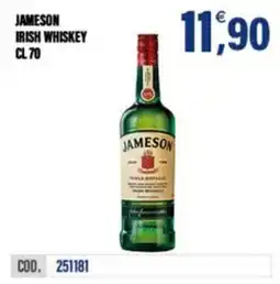 Adhoc JAMESON IRISH WHISKEY offerta