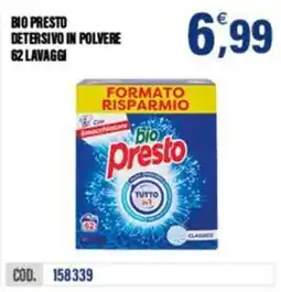 Adhoc Bio Presto Detersivo in Polvere offerta