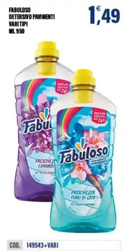 Adhoc Fabuloso Detersivo Pavimenti offerta