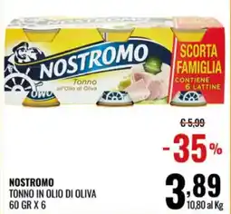 Gecop NOSTROMO Tonno all'Olio di Oliva offerta