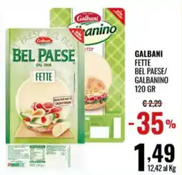 Gecop Galbani Fette Bel Paese/Galbanino offerta